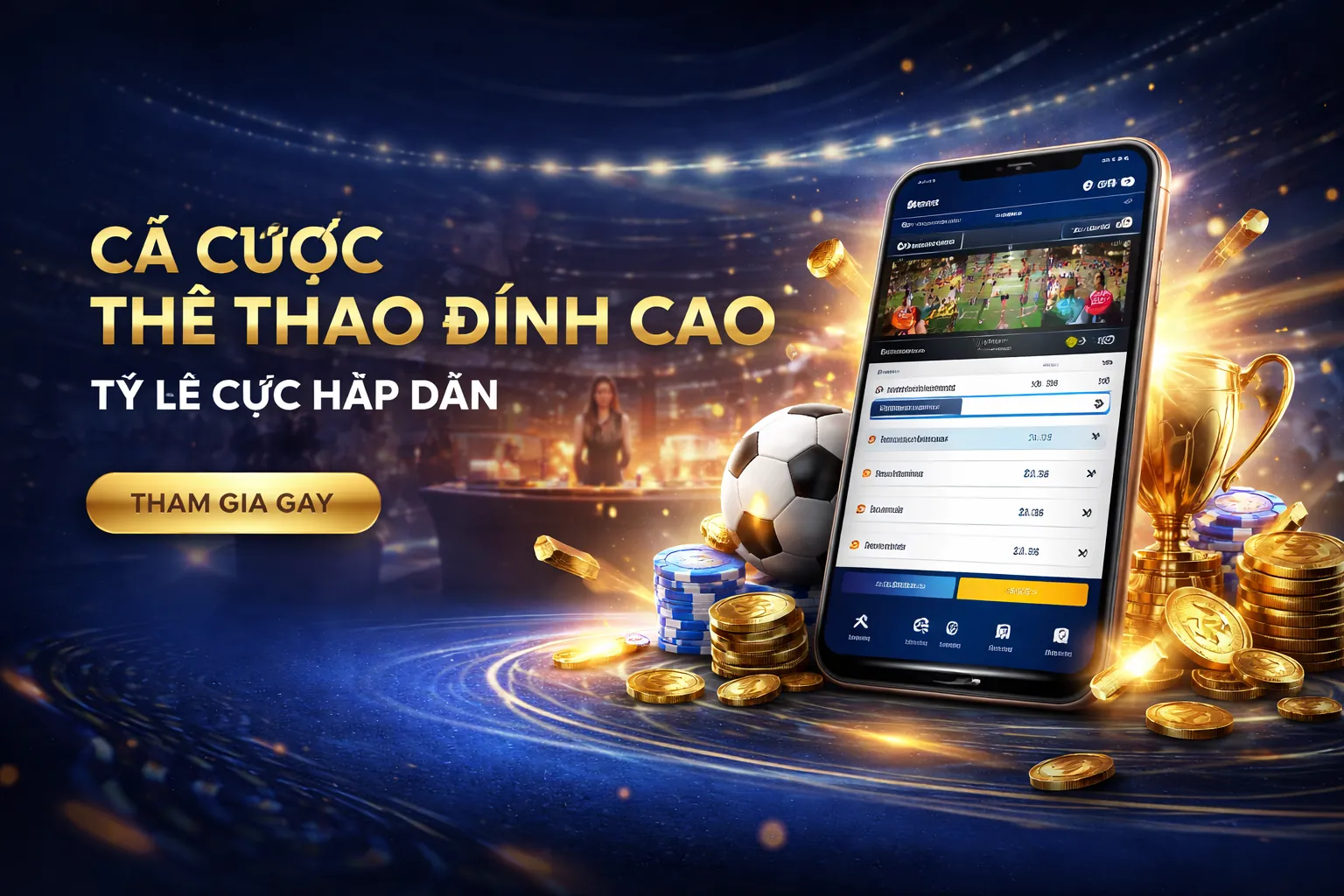 Hình ảnh tổng quan về nền tảng giải trí trực tuyến an toàn